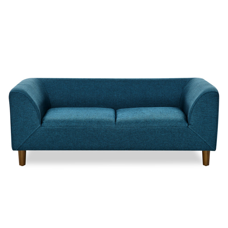 Modern Blue Pet Couch For Big Dogs - Soft Cushion, & Luxury Medium Large Dog , With And , Cushion Stable Construction, Blue