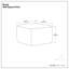 Brody 18"W Upholstered Vegan Faux Leather Square Pouf-1625655918