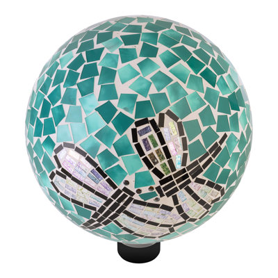  Colorful Glass Mosaic Gazing Ball
