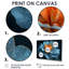 Décoration orange délicate orange et bleu - souci mural-1446422406-1446422407