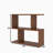 Modern Walnut Side Table, 23.6 x 21.7 x 7.9 inches | 100% Melamine Coated Particle Board, Thickness: 0.7 inches | Stylish & Functional for Living Room or Bedroom, Perfect for Small Spaces & Contemporary Decor-297069189-297069187