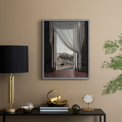Vintage Landscape CXLIII Framed Print - Solid Wood
