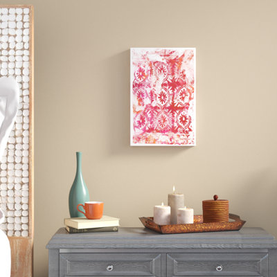 «Global Fuchsia I», impression sur toile