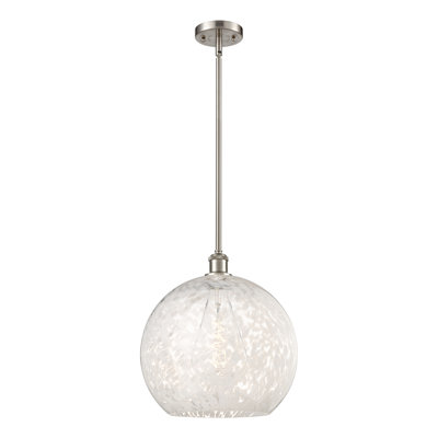 Ballston Mouchette 1 Light Stem Hung Pendant-516-G1216