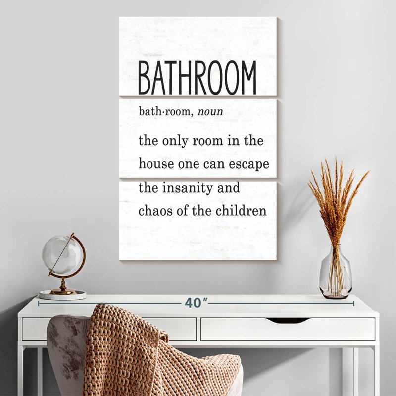 Tergel Bathroom Escape, 32" H x 20" W
