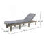 Chaise longue avec coussin