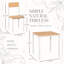 Steel Top Dining Set