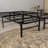 Twin Xl Black Heavy - Duty Steel Platform Foundation, 14 Inch Elevated, No Box Spring, Low Motion And Stable Foundation In Black, 2000 Pound Support, Tall, Underbed Storage, Fast Tool Installation-1237889527