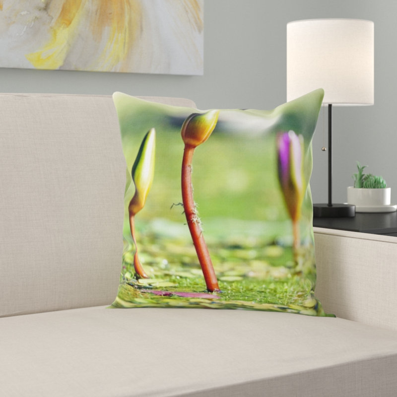 Coussin décoratif water lilies