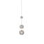 Oto Suspension Peab White Striped Satin Nickel G9 Ul-936289879