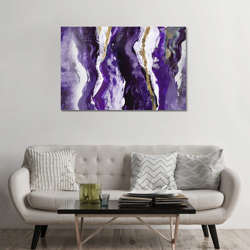 Effectus II, Purple, 32" H x 48" W