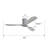 52 Inch Flush Mount Ceiling Fan DC 3 Carved Wood Fan Blade Noiseless Reversible Motor Remote Control Without Light-1423749464-1423749466