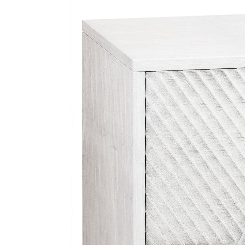 Élégante armoire de rangement en bois à 2 portes