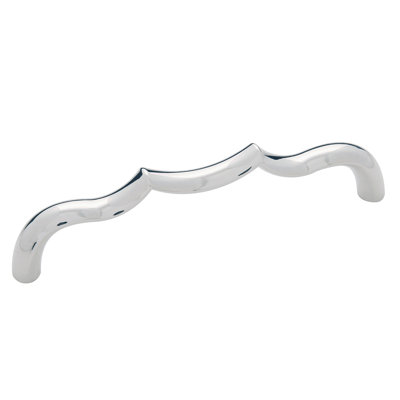 Trellis Collection Handle Pull - 5-1/16" Center to Center Cabinet Pull Polished Nickel - Traditional Hardware for Drawers & Cabinets