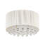 Plafonnier encastré en cristal 4 lumières Hassler