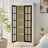 Freestanding Pantry Cabinet With Glass Door, Farmhouse Display Cabinets With Storage, Curio Cabinet With Lattice Window-595396813