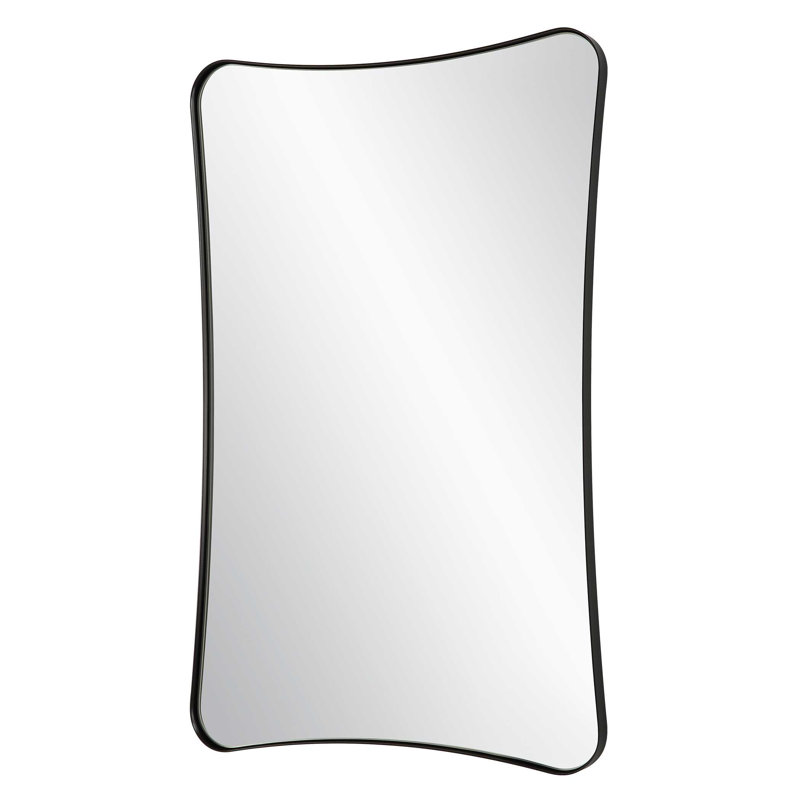 Miroir de salle de bain Loudon, noir