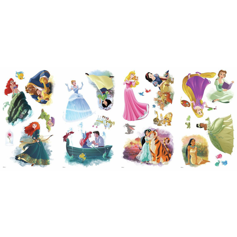 Adhésif décoratif Disney Princess Dream Big Peel and Stick, H 7,6 po x l 8,5 po