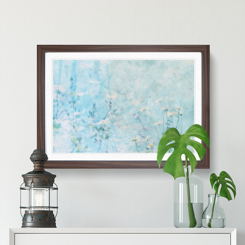 Pretty Flowers - Framed Print, Walnut Framed, 24cm H x 33cm W x 2cm D