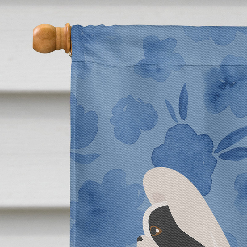 Caniche en polyester à 2 côtés 40 x 28 po standard welcome drapeau maison, Shih tzu impérial