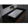 Marble-Lite 14'' Gloss White Polymarble Specialty Bathroom Sink