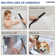 Waterfall Tub Faucet with Rough-in Valve,Wall Mounted Tub Spout with Handheld Shower