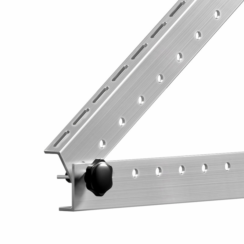 Ensemble de 2 supports de panneau solaire 45 po réglables à 0 - 90 °