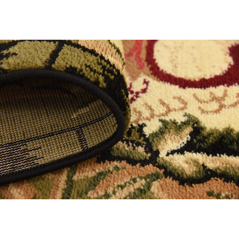 Floral Area Rug, Square 122cm