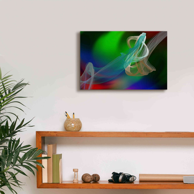 «Inverted Color In The Lines 1» par Irena Orlov, impression sur toile giclée, H 12 po x l 18 po