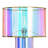 Glass Table Lamp - Margot Iridescent Pink Finish - Pearlescent Pink Shade