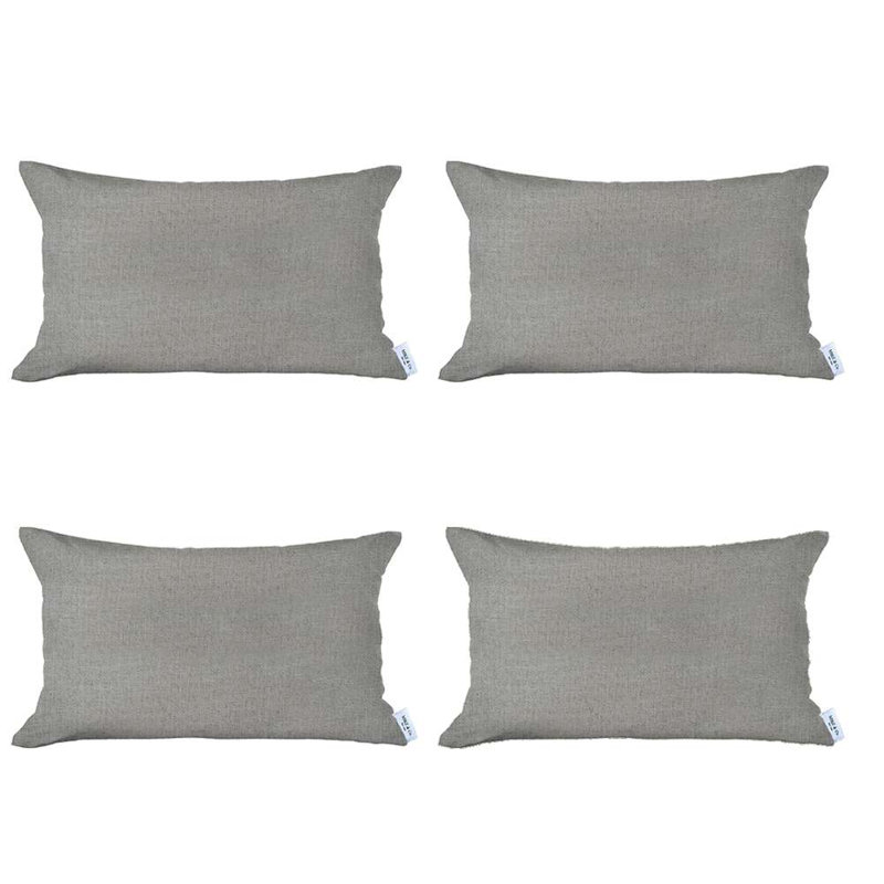 Housse de coussin Boho-Chic Lumbar, Ivoire