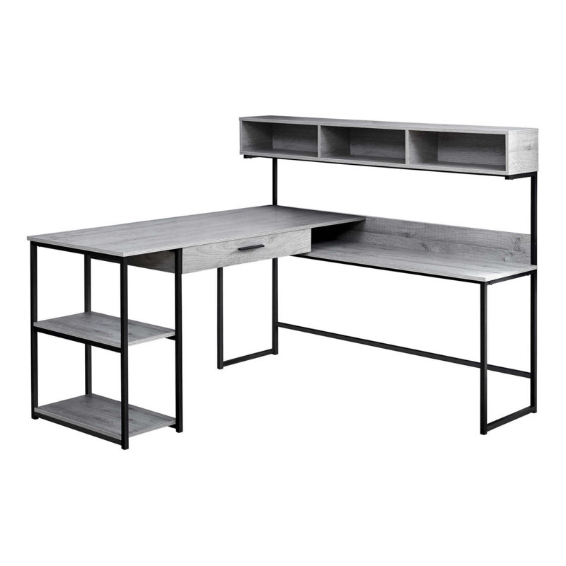 Bureau d'ordinateur, Gris