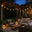 Indoor / Outdoor 25 - Bulb 360 in. Plug-in LED String Light