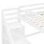 Lit mezzanine double avec commode, bureau et bande lumineuse, blanc-1725298867
