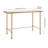 Soho Stainless Steel Writing Desk-1773557606