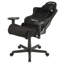 Fauteuil de jeu noir à dossier haut avec inclinaison à 150 ° et siège en mousse viscoélastique
