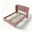 Upholstered Single (3') Velvet Bed-1191797163