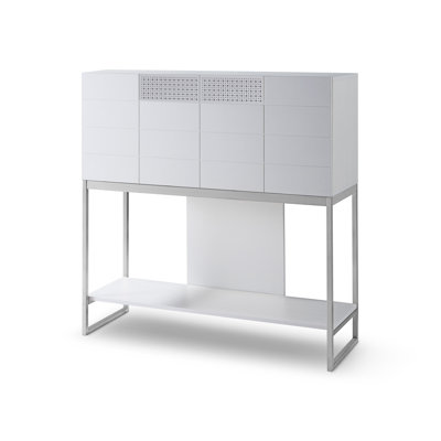 Hamayel Stainless Steel Secretary Desk