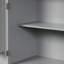 Armoire de rangement de salle de bain avec portes et tiroir, plusieurs espaces de rangement, tablette réglable-331405676