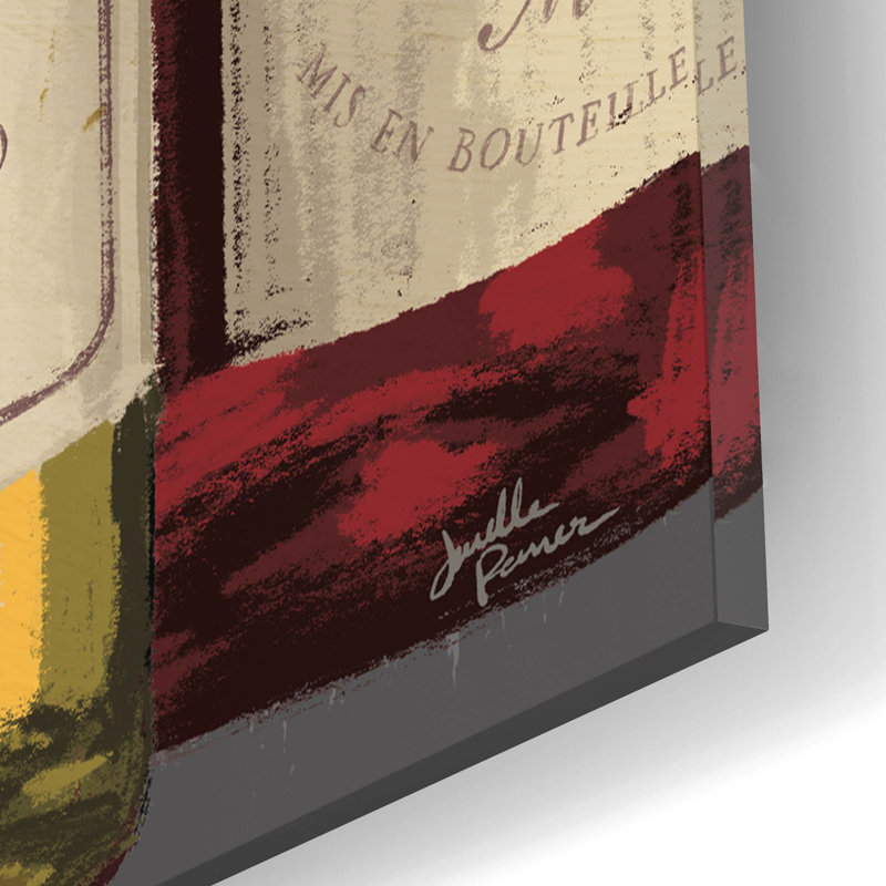 «Wine Tustation» par Janelle Penner, H 12 po x l 12 po x P 0,13 po