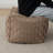 Modern 18.5" Wide Woven Square Ottoman Poufs (Set Of 2)-138257554