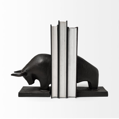 Oakfield Aluminum Raging Bull Bookends
