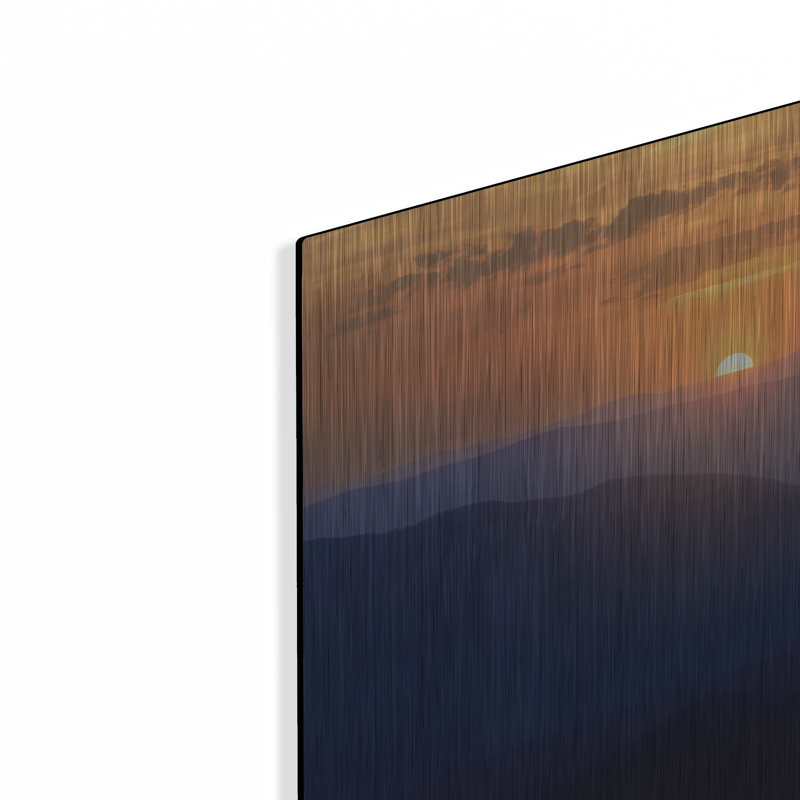 «Shenandoah Sunset» par Rick Berk, art mural en métal, H 16 po x l 24 po