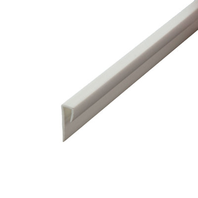 1/8In White Styrene | Cap Moulding | Pro Pack: (5) 96In Long Pieces
