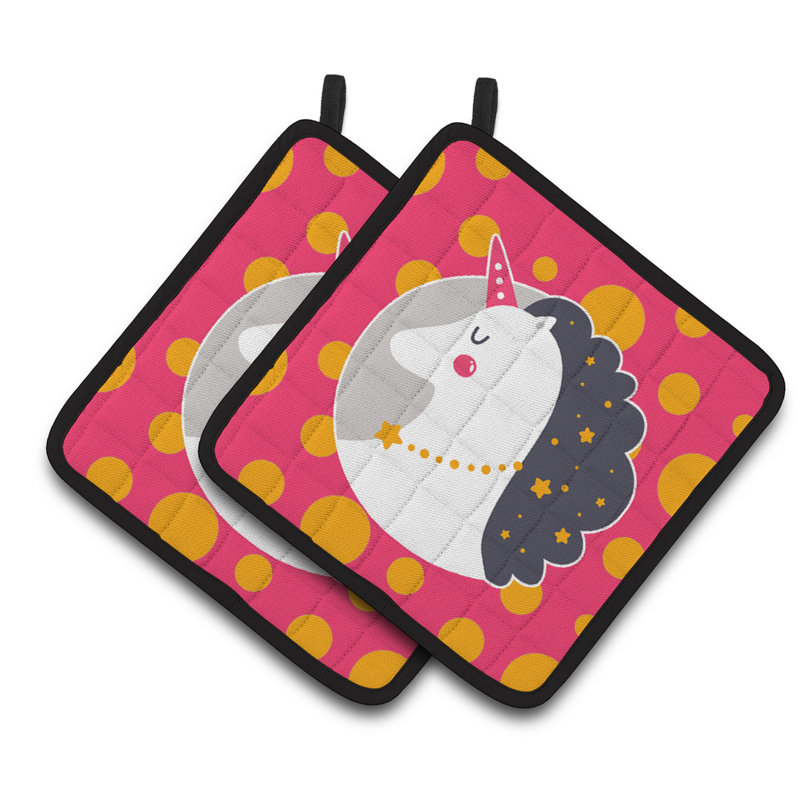Cuisinier poignée coussin licorne à trésors caroline