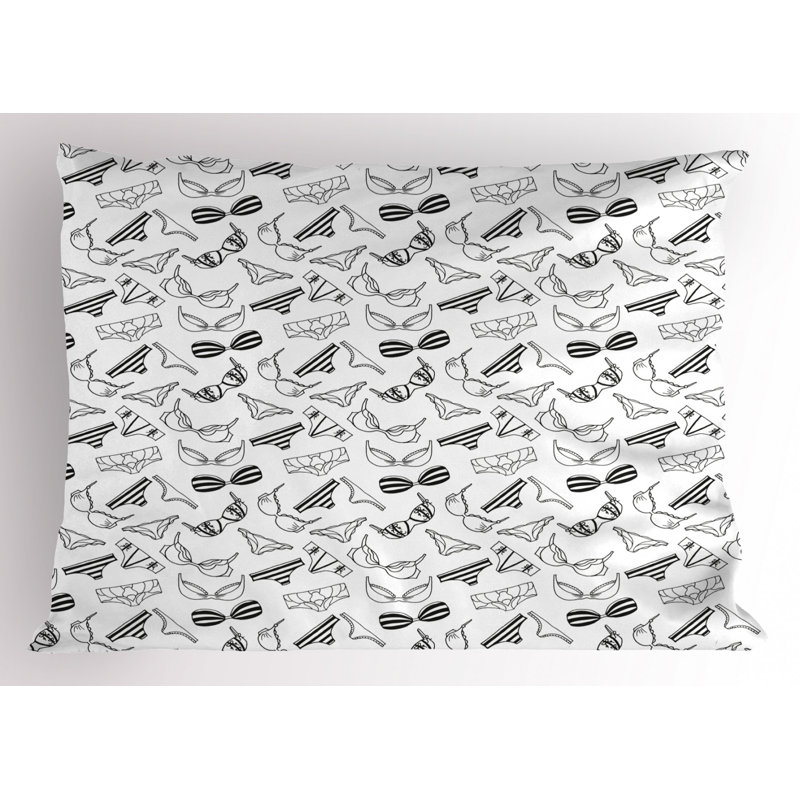 Feminine Polyester Sham Set, Twin