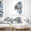 Abstract American Native Hat and Skull Lumbar Pillow