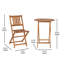 Ensemble bistro 2 chaises Edil