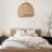 Lumiere Rattan Pendant Light - Natural Dome 1-Light Polished Handwoven Adjustable Light Fixture For Kitchen Island, Kitchen, Dining Room, Living Room, Bedroom or Hallway in Modern, Farmhouse & Boho Style-1273496706-1273496705
