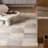 Rug Branch Prana 7' x 9' (6'6" x 9"4") White/Grey Checkered Indoor Area Rug, Contemporary, Medium Pile, Stain-Resistant Carpet - Living Room, Bedroom, Dining Room, and Kitchen-505610947